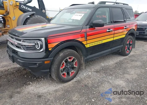 2024 Ford Bronco Sport Free Wheeling z USA, uszkodzony, nr VIN 3FMCR9K69RRE29672